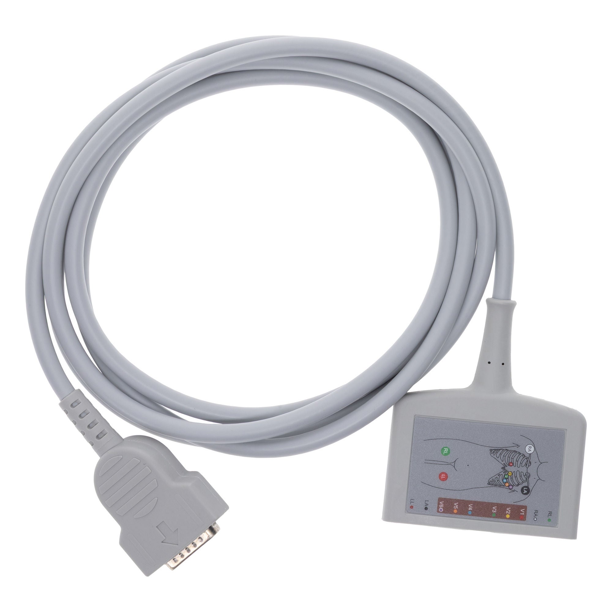 Sun Med - 22341809V Cable Trunk 10-Leads, ML, AHA For MAC500/1200/1600