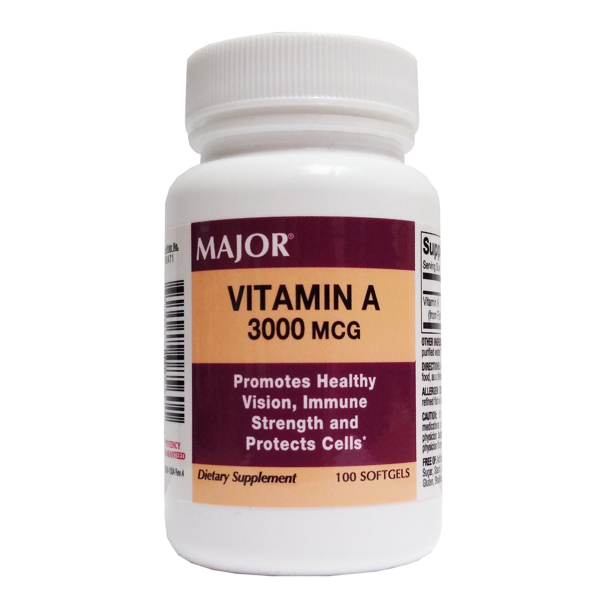 Major Pharmaceuticals - 00904208560 Major® Vitamin A Supplement