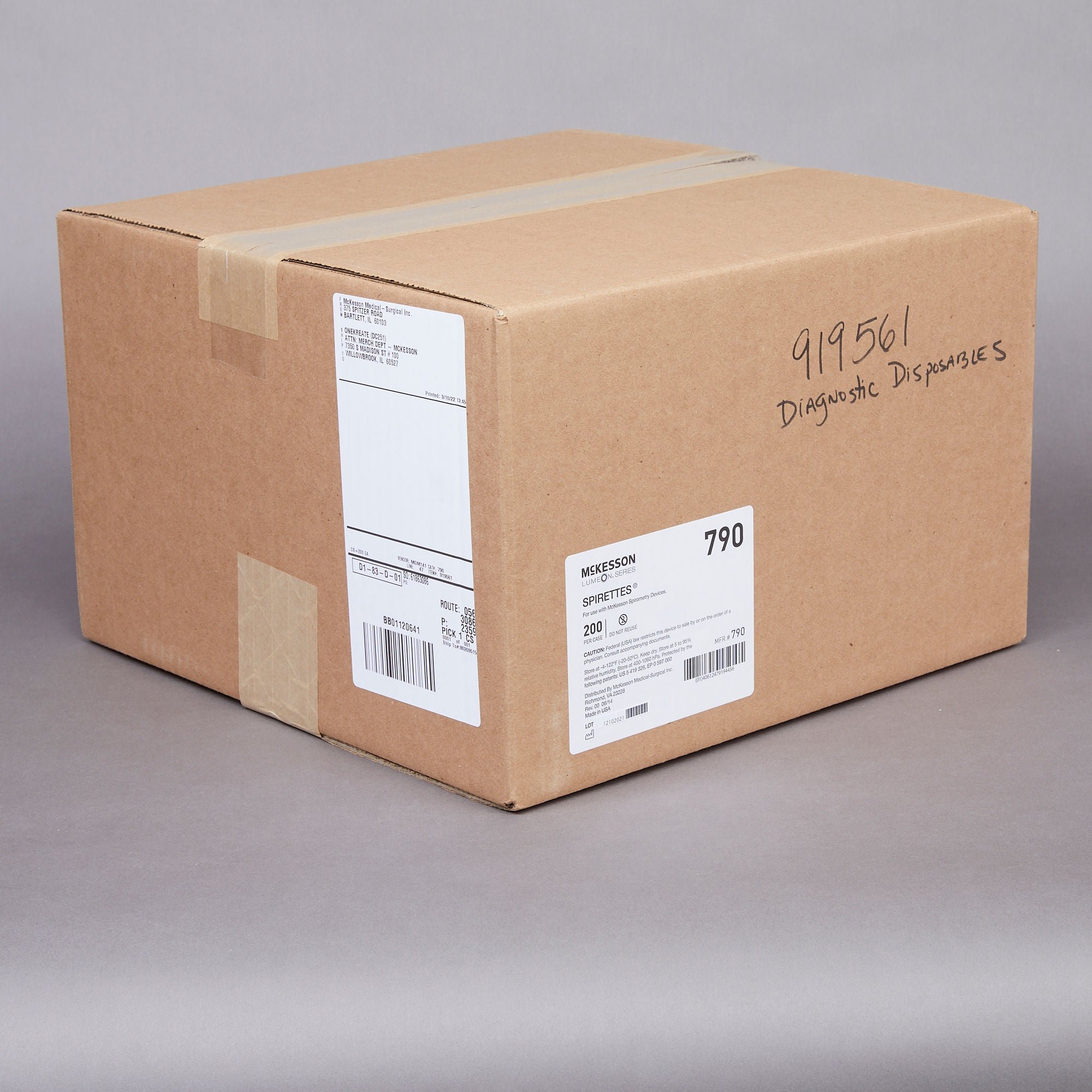 McKesson Brand - 790 McKesson Lumeon™ Disposable Spirettes® Mouthpiece