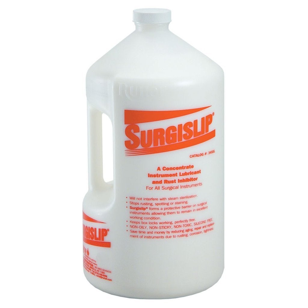 Ruhof Healthcare - 34571-27 Instrument Lubricant Surgislip® Liquid Concentrate 1 gal. Jug Rose Scent