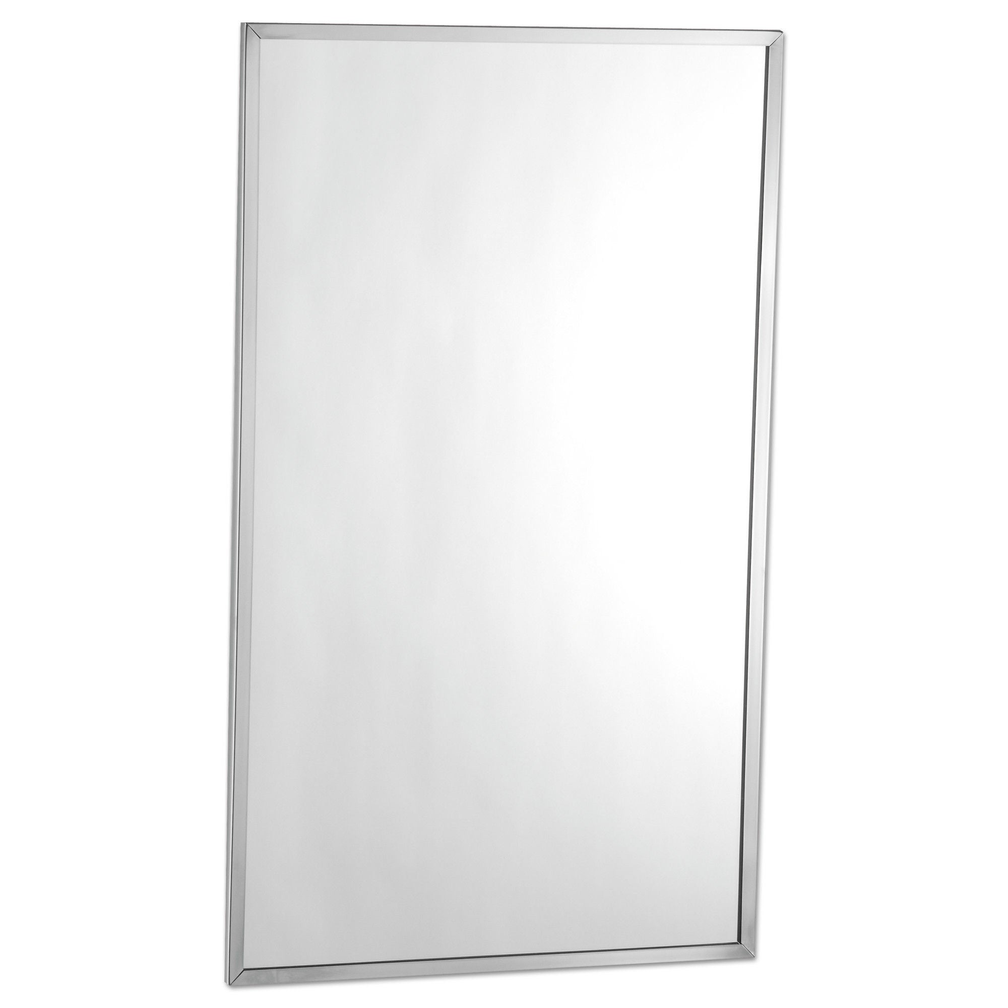 Essendant Co-United Stationers - BOB1651824 Wall Mount Mirror Bobrick 18 X 24 Inch Silver