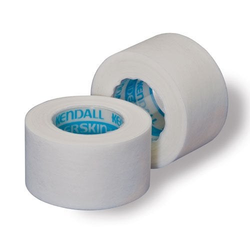 Cardinal - 1914S1 Hypoallergenic Medical Tape Kendall™ Hypoallergenic White 1 Inch X 1-1/2 Yard Paper NonSterile