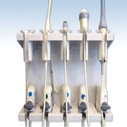 GE Healthcare - E8363JF Ultrasound Probe Rack 5.5 X 15 X 20 Inch, 13.5 lbs. Weight