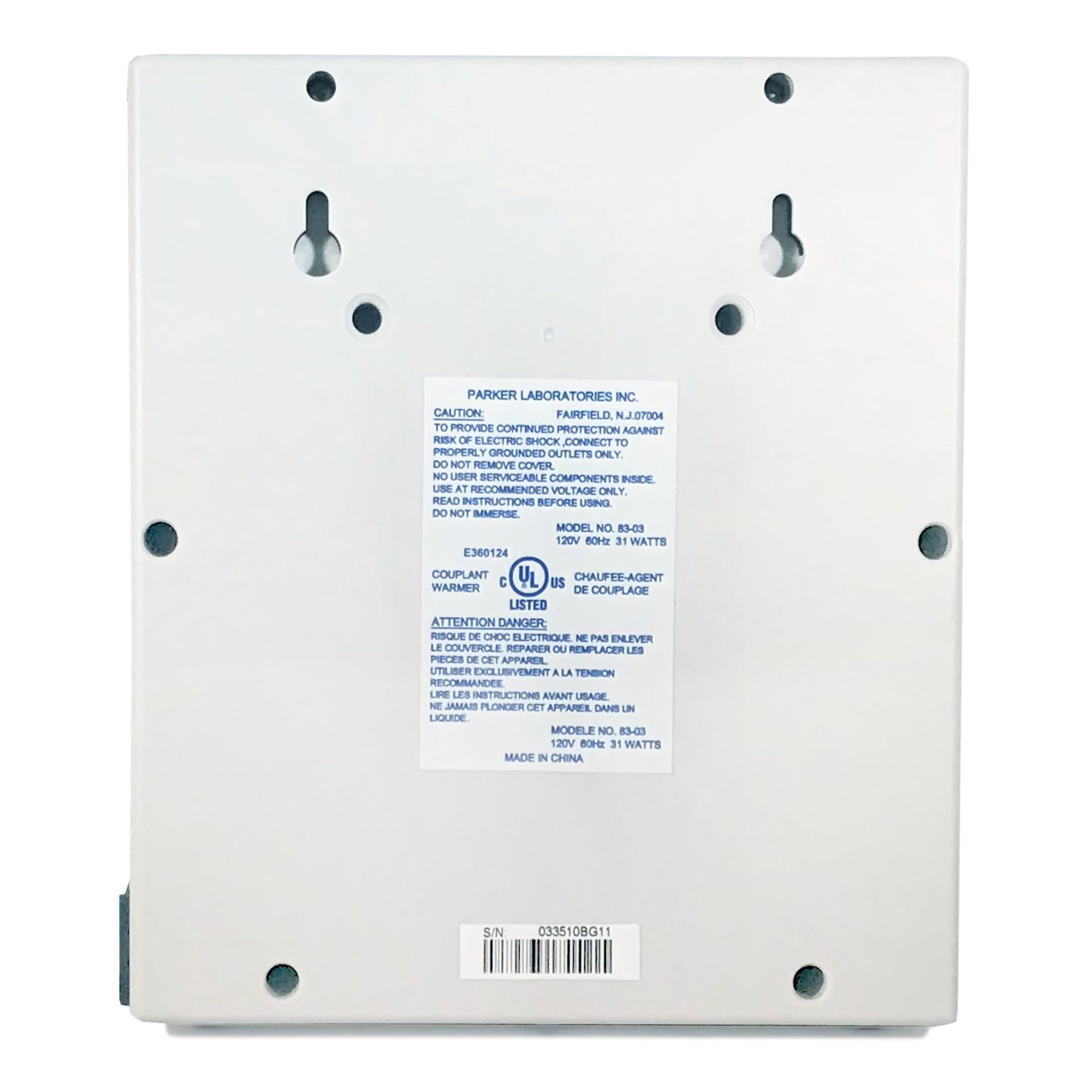 Parker Labs 83-03 - Thermasonic™ Gel Warmer - 1/Each