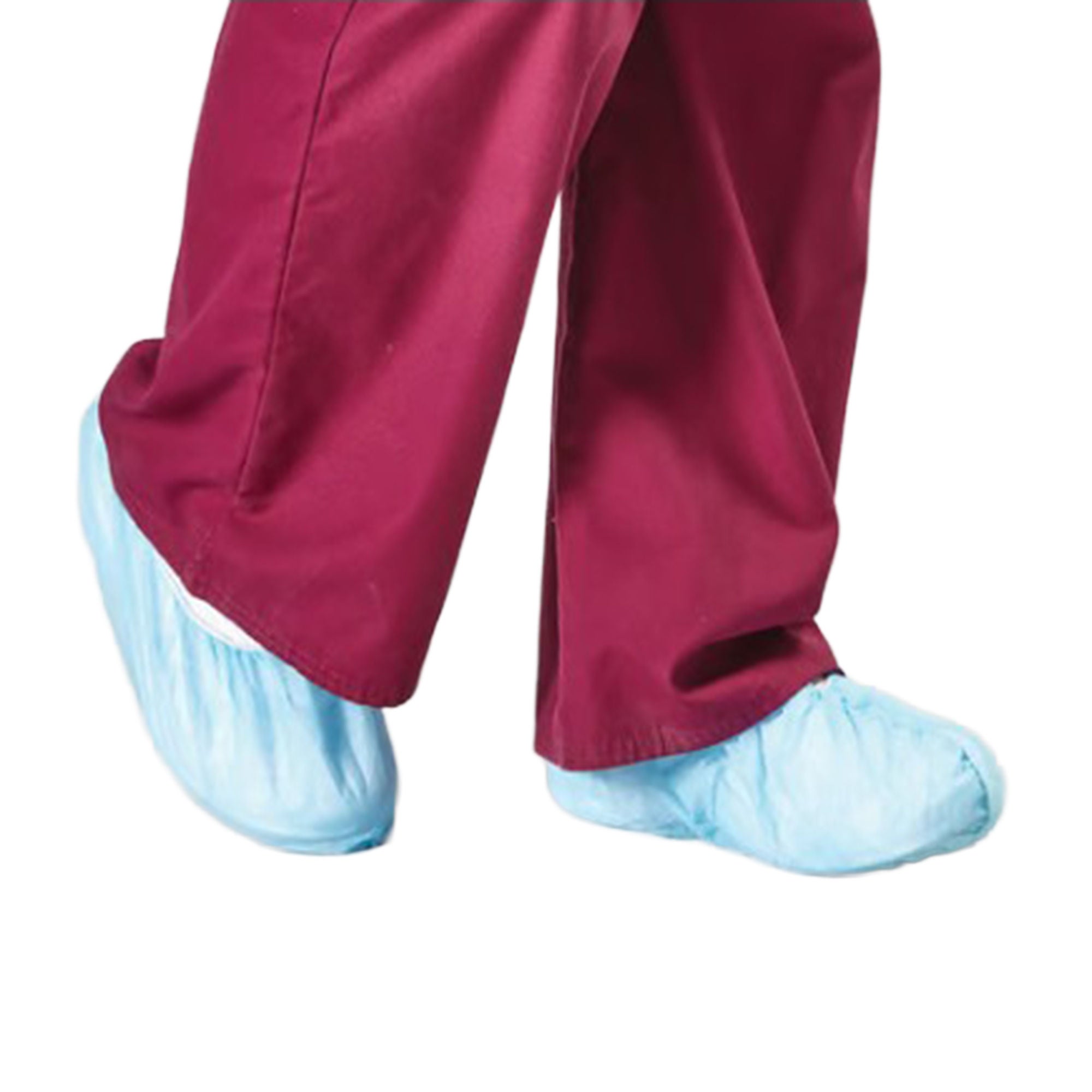Health Care Logistics - 12081 Shoe Cover One Size Fits Most Shoe High Nonskid Sole Blue NonSterile