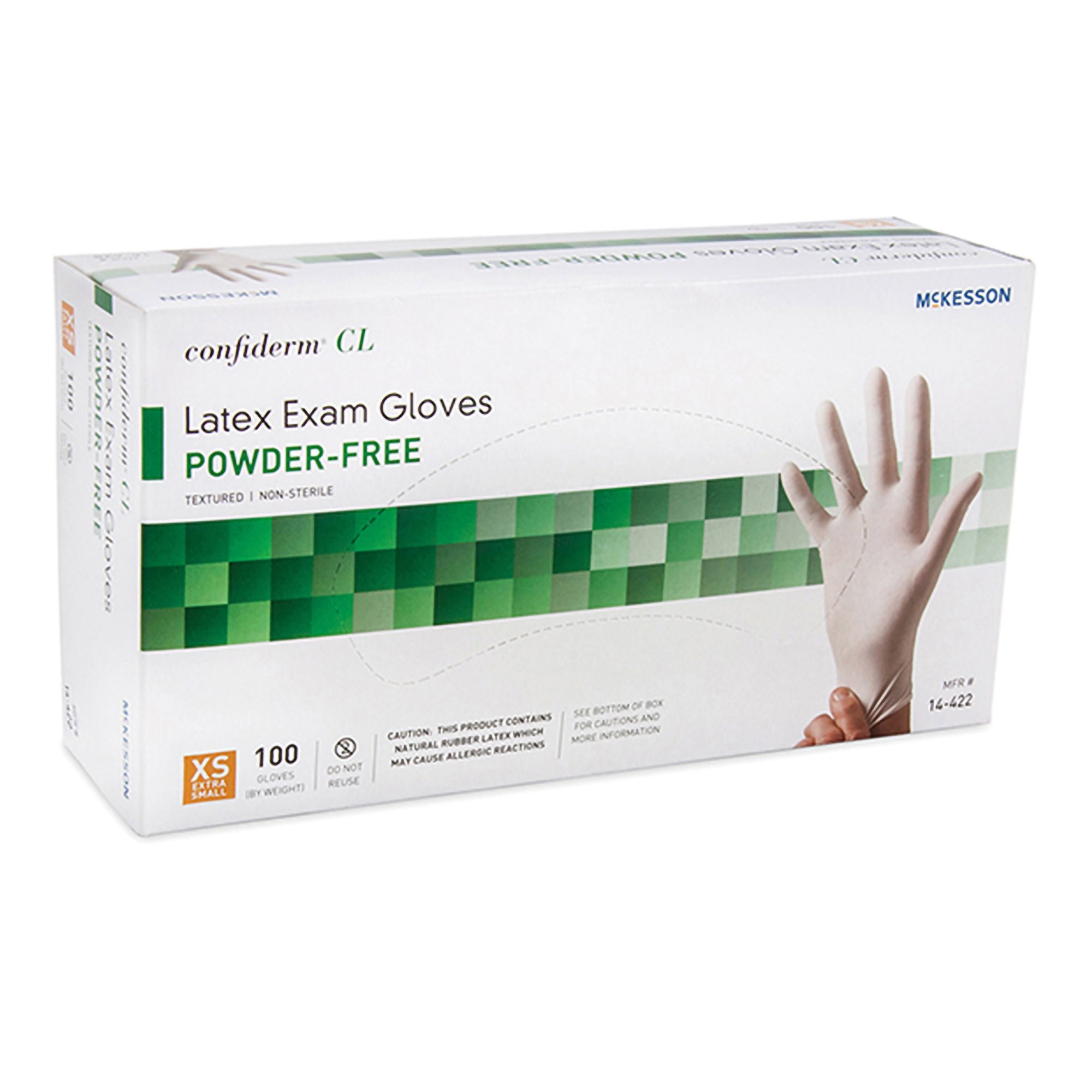 McKesson Brand - 14-422 McKesson Confiderm® CL Latex Gloves