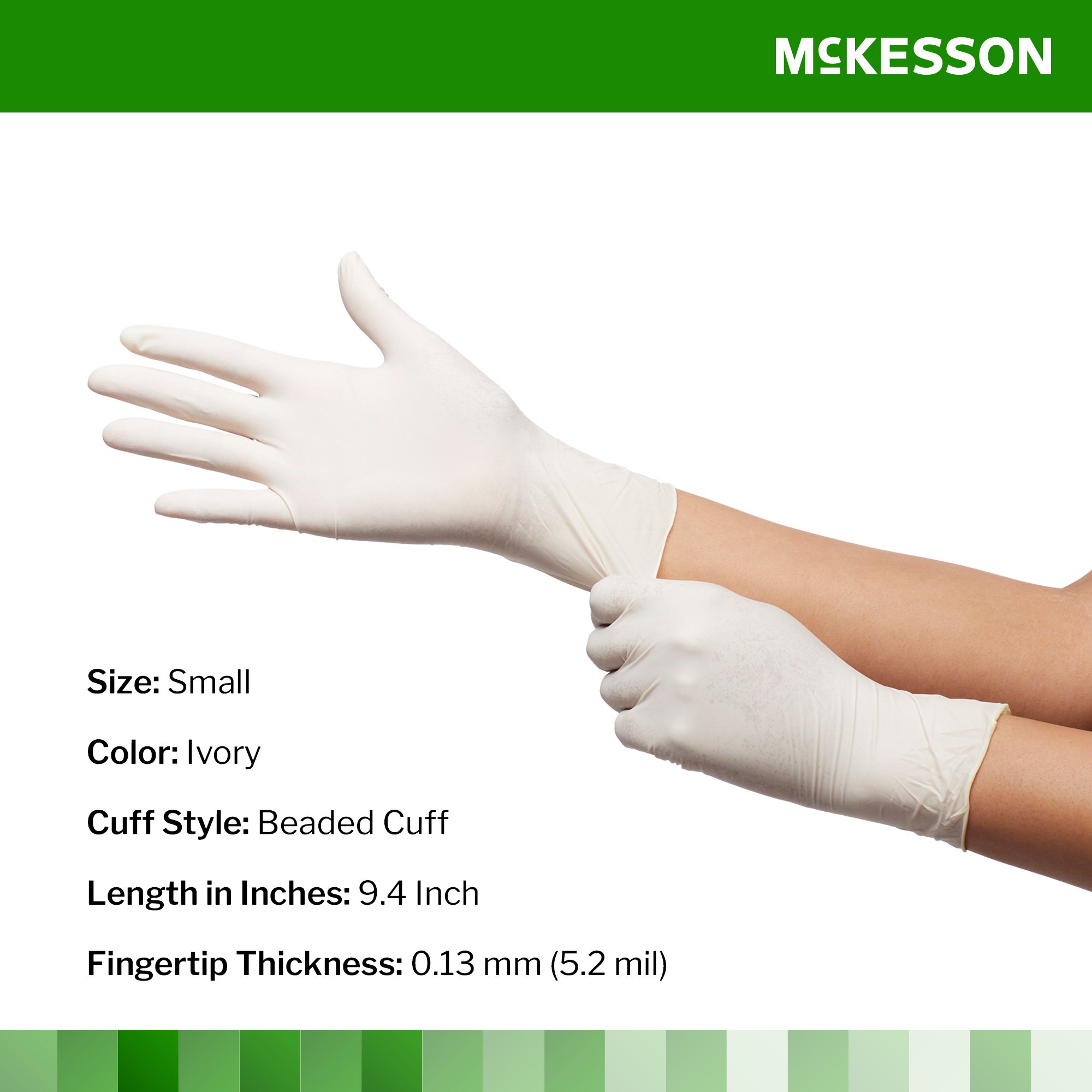McKesson Brand - 14-424 McKesson Confiderm® CL Latex Exam Glove