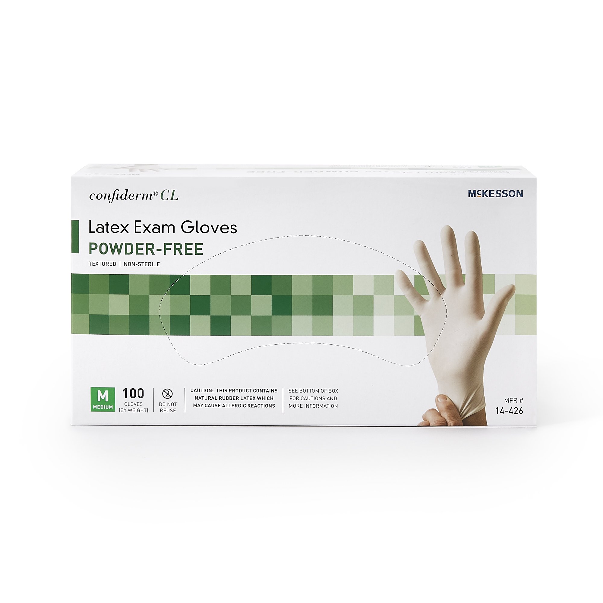 McKesson Brand - 14-426 McKesson Confiderm® CL Latex Exam Glove
