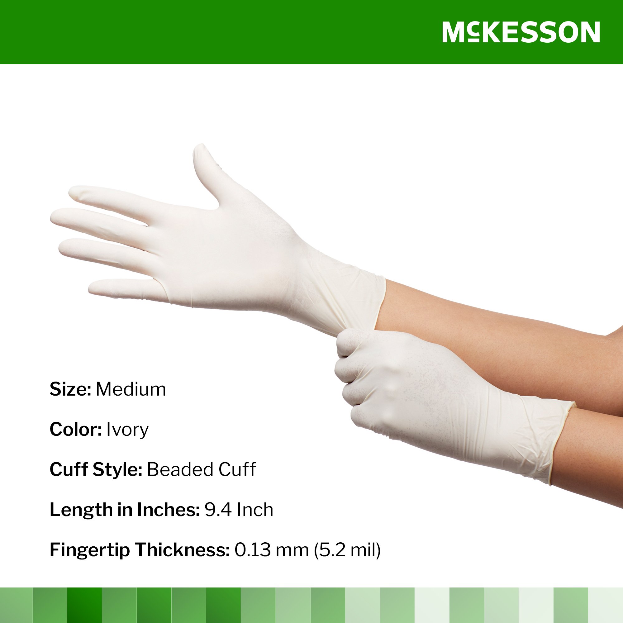 McKesson Brand - 14-426 McKesson Confiderm® CL Latex Exam Glove