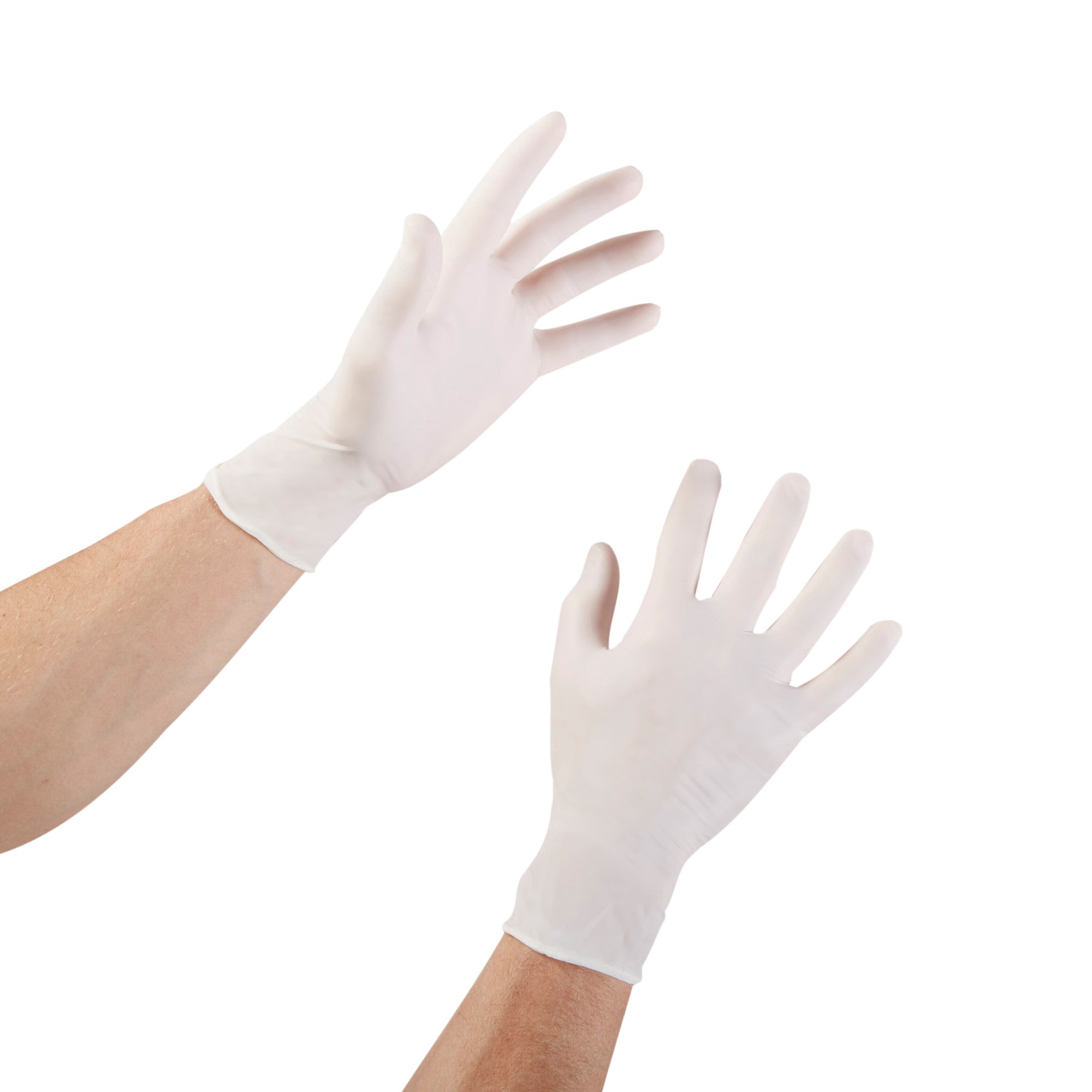 McKesson Brand 14-1380 - McKesson Confiderm® Latex Exam Glove, Extra Small, Ivory - 100/Box, 1000/Case