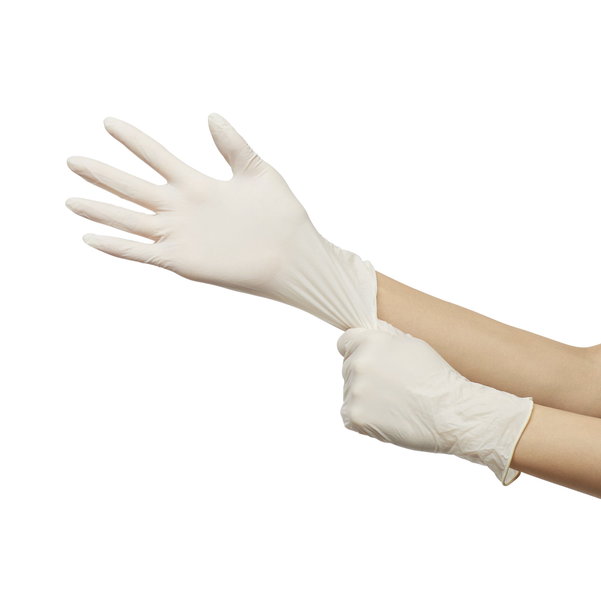 McKesson Brand 14-1381 - McKesson Confiderm® Latex Exam Glove, Small, Ivory - 100/Box, 1000/Case