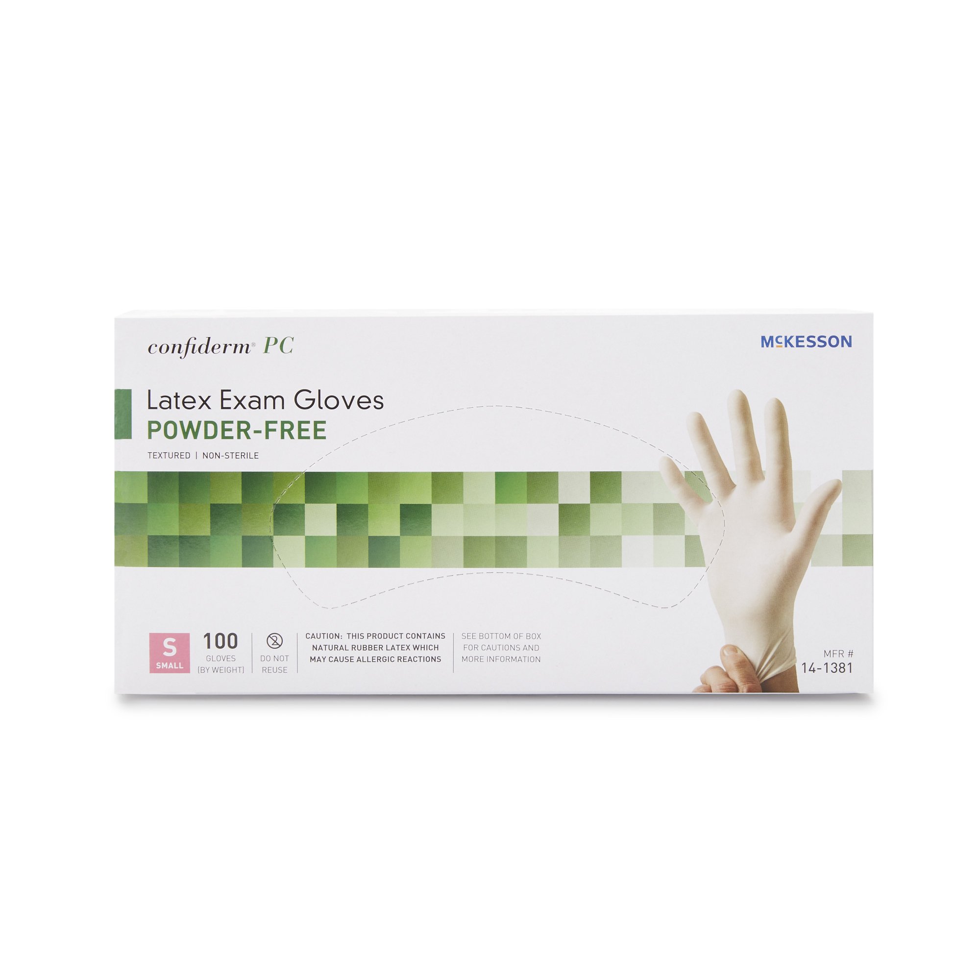 McKesson Brand - 14-1381 McKesson Confiderm® Latex Exam Glove