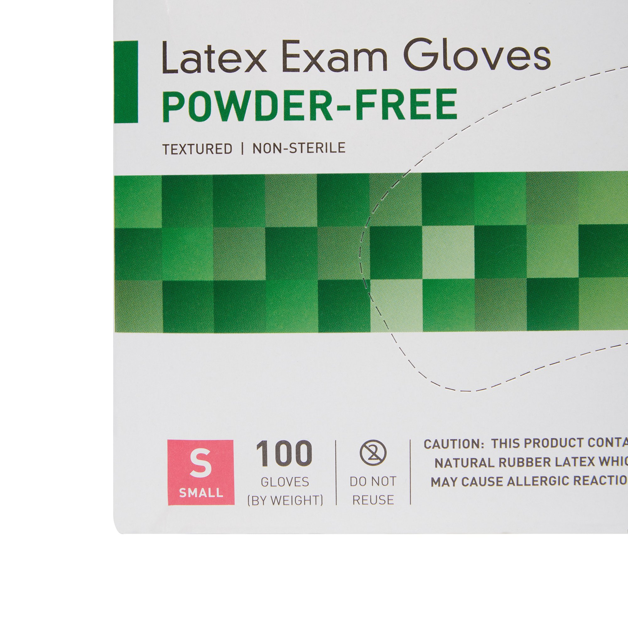 McKesson Brand 14-1381 - McKesson Confiderm® Latex Exam Glove, Small, Ivory - 100/Box, 1000/Case