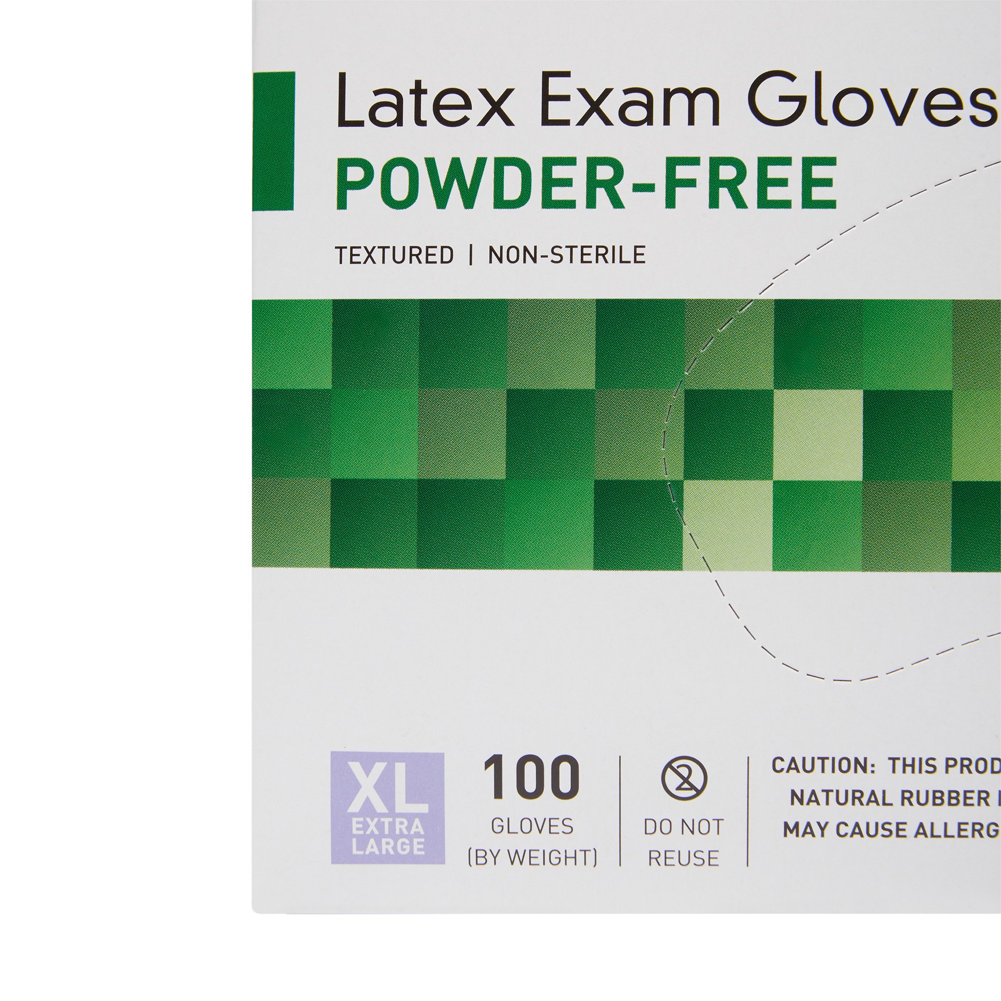 McKesson Brand 14-1384 - McKesson Confiderm® Latex Exam Glove, Extra Large, Ivory - 100/Box, 1000/Case