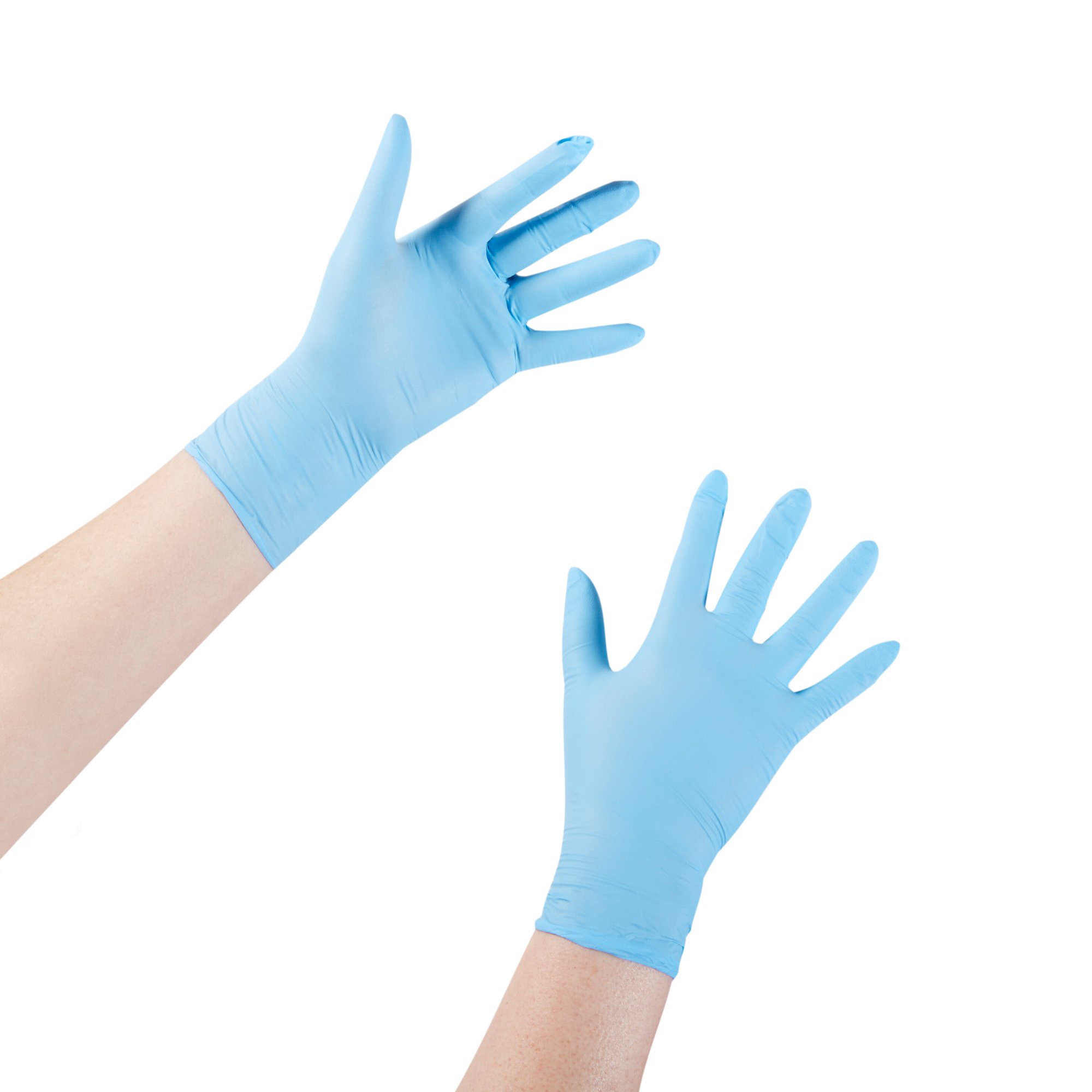 McKesson Brand 14-652C - McKesson Confiderm® 4.5C Nitrile Exam Glove, Extra Small, Blue - 100/Box, 1000/Case