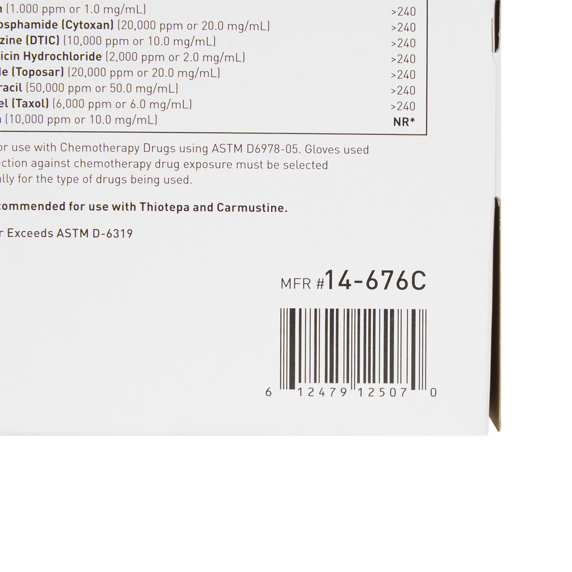 McKesson Brand 14-676C - McKesson Confiderm® 6.5CX Nitrile Extended Cuff Length Exam Glove, Medium, Blue - 100/Box, 1000/Case
