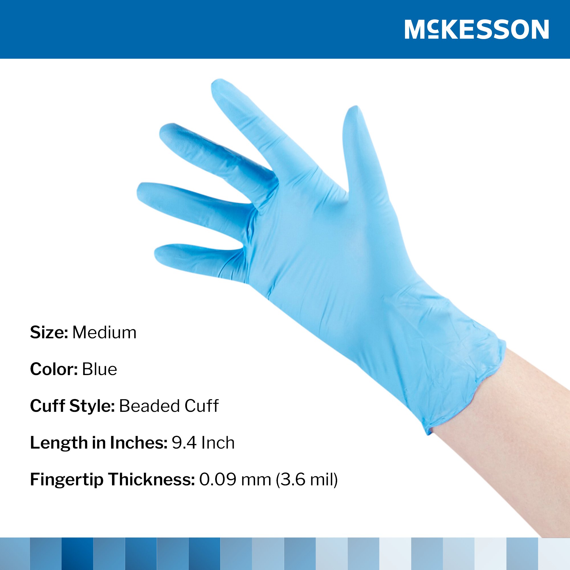 McKesson Brand - 14-686 McKesson Confiderm® 3.8 Nitrile Exam Glove