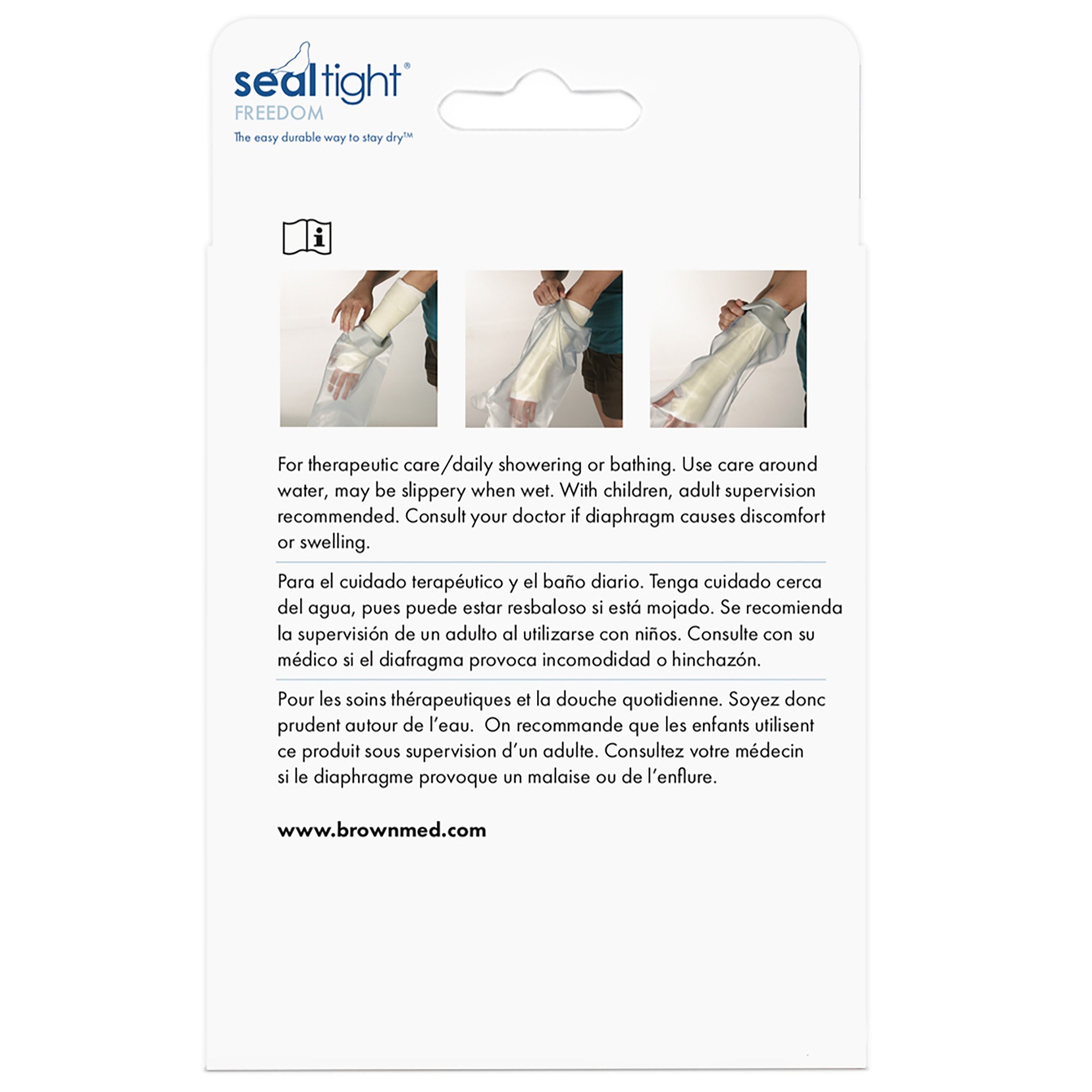 Brownmed 28002 - Seal-Tight® Freedom Cast Protector, 31 Inches Long - 1/Each