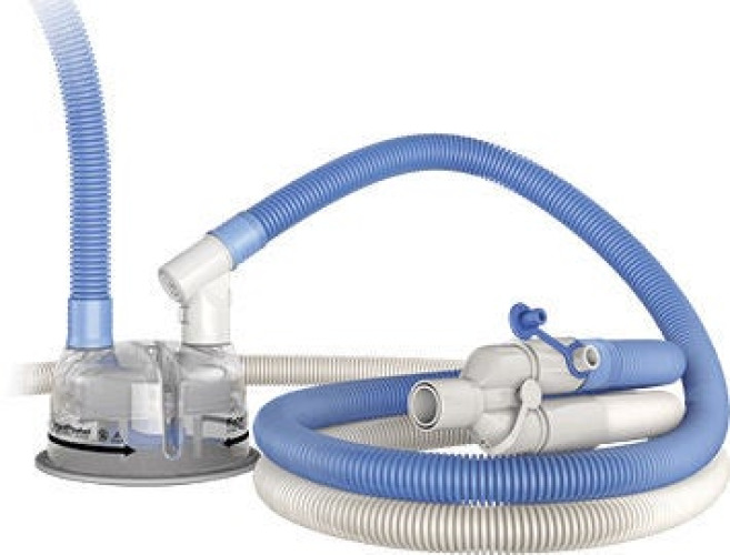 Fisher & Paykel - RT380 Ventilator Circuit Evaqua 2™ Expandable Tube 60 Inch Tube Dual Limb Adult Without Breathing Bag Single Patient Use Heated Circuit