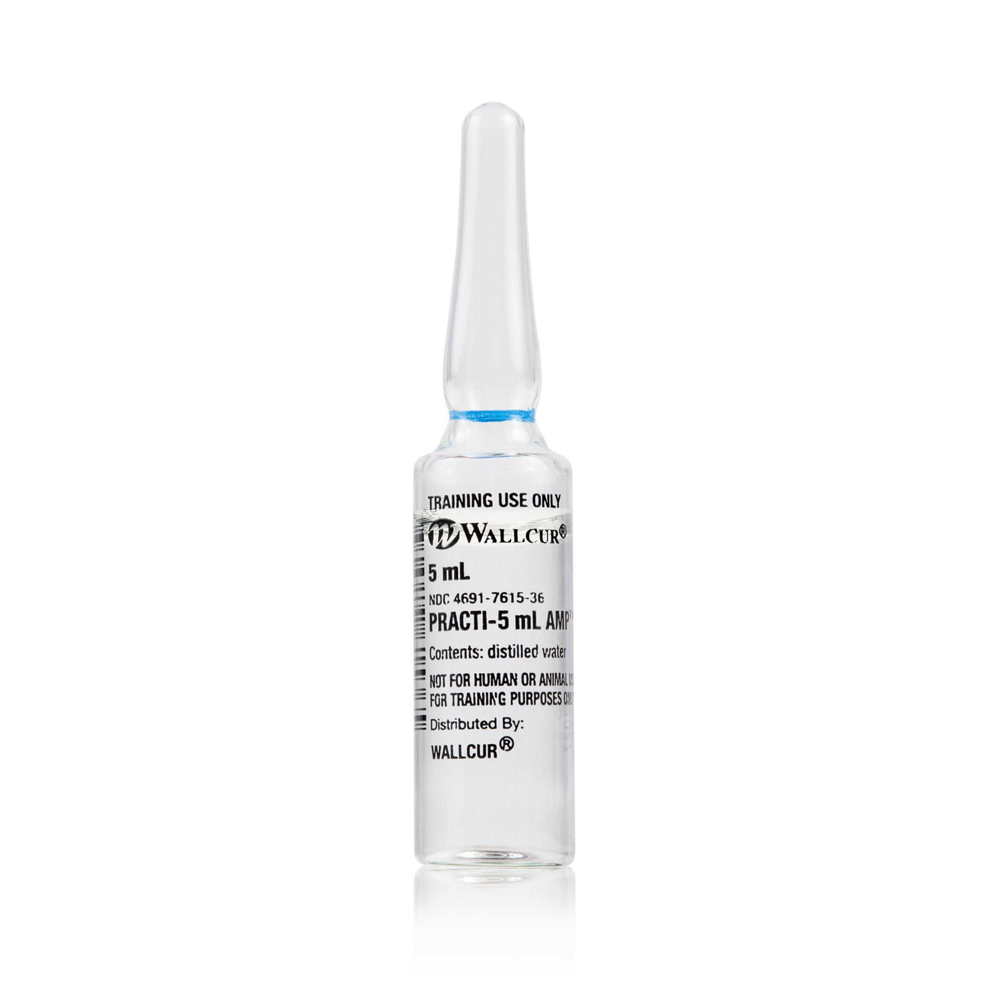 Wallcur - 431PA Clinical Training Medication Practi-5 mL Amp™ Liquid Ampule 5 mL