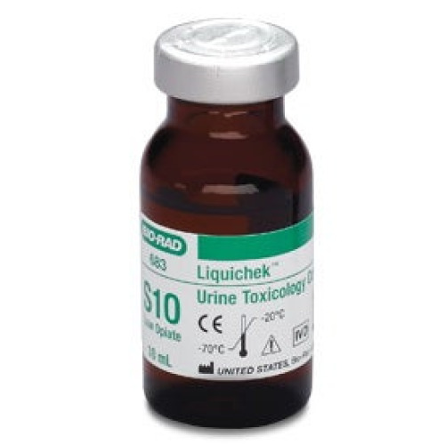 Bio-Rad Laboratories - 683 Control Liquichek™ Urine Toxicology Level S1O Low Opiate 10 X 10 mL