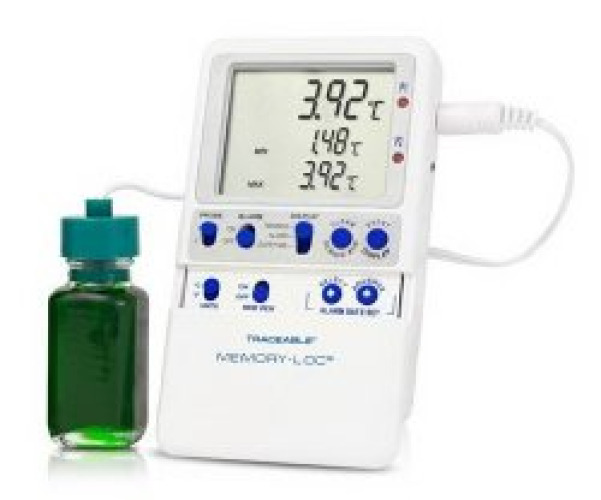 Traceable Memory-Loc Datalogging Refrigerator / Freezer Thermometer with Alarm 94460-37 by Cole-Parmer/Antylia Scientific