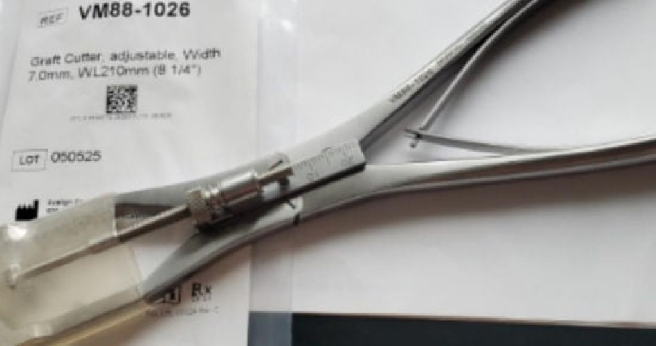 V. Mueller - VM881026 Graft Cutter V. Mueller® 8-1/4 Inch Length OR Grade