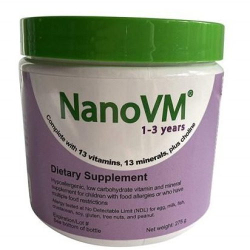 Solace Nutrition 1113 - NanoVM® Dietary Supplement for 1 – 3 Years, 275-gram Jar - 1/Bottle