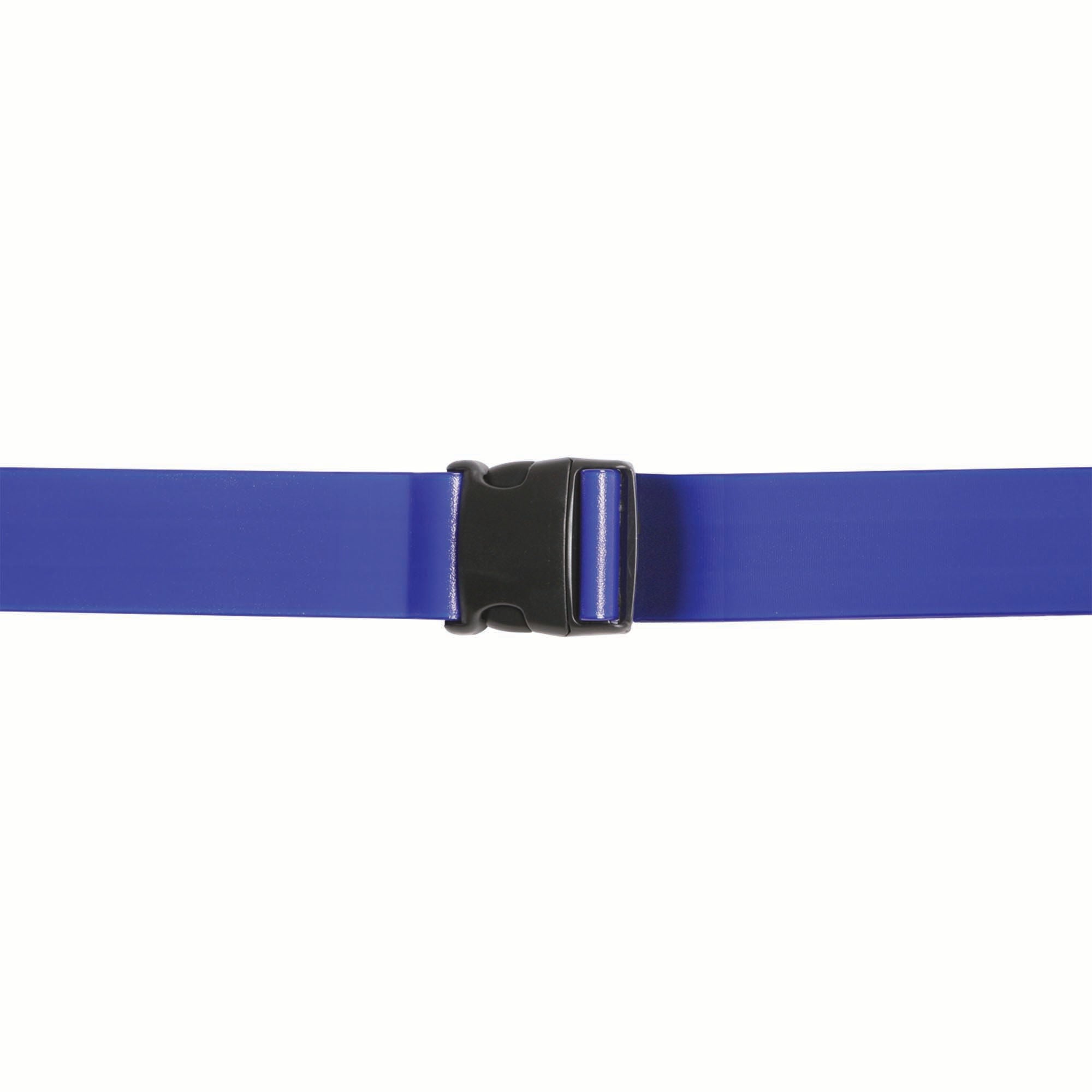 Alimed - 2970008694 Gait Belt AliMed® Antimicrobial 54 Inch Length Blue Vinyl