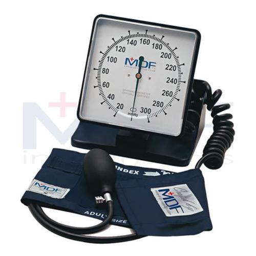 MDF Instruments Direct - MDF84011 Aneroid Sphygmomanometer Unit MDF® Multiple Sizes Arm Nylon Cuff 23 - 40 cm Desk Model