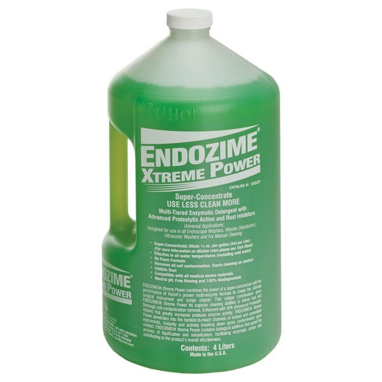 Ruhof Healthcare - 34530-27 Multi-Enzymatic Instrument Detergent Endozime® Xtreme Power Liquid Concentrate 1 gal. Jug Tropical Scent