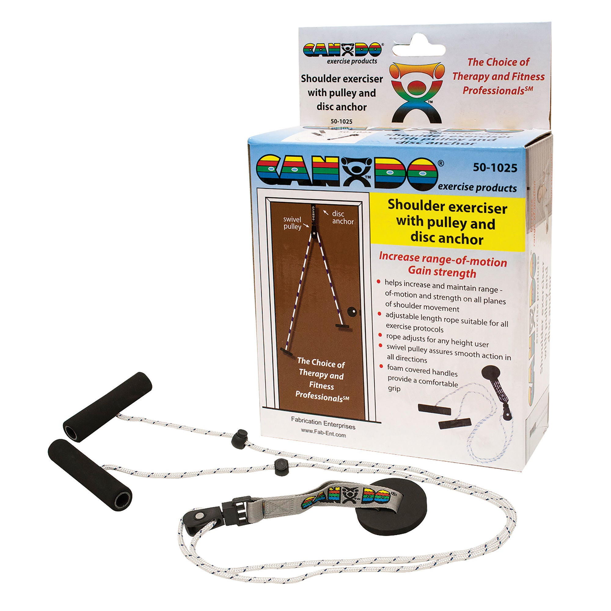 Fabrication Enterprises - 50-1025 Shoulder Exerciser CanDo® Black / White