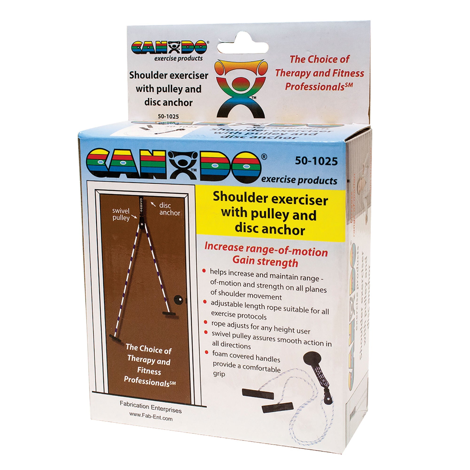 Fabrication Enterprises - 50-1025 Shoulder Exerciser CanDo® Black / White
