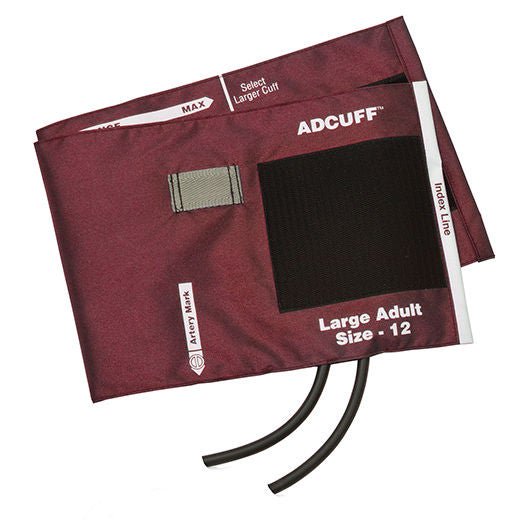 American Diagnostic Corp - 845-12XBD-2 Reusable Blood Pressure Cuff Adcuff™ 34 to 50 cm Arm Nylon Cuff Large Adult Cuff