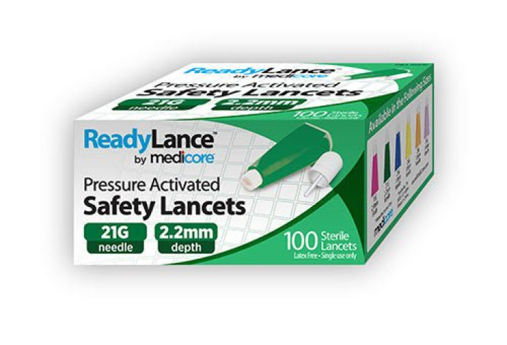 ASP Global LLC - 806 Safety Lancet ReadyLance™ 21 Gauge Retractable Pressure Activated Finger