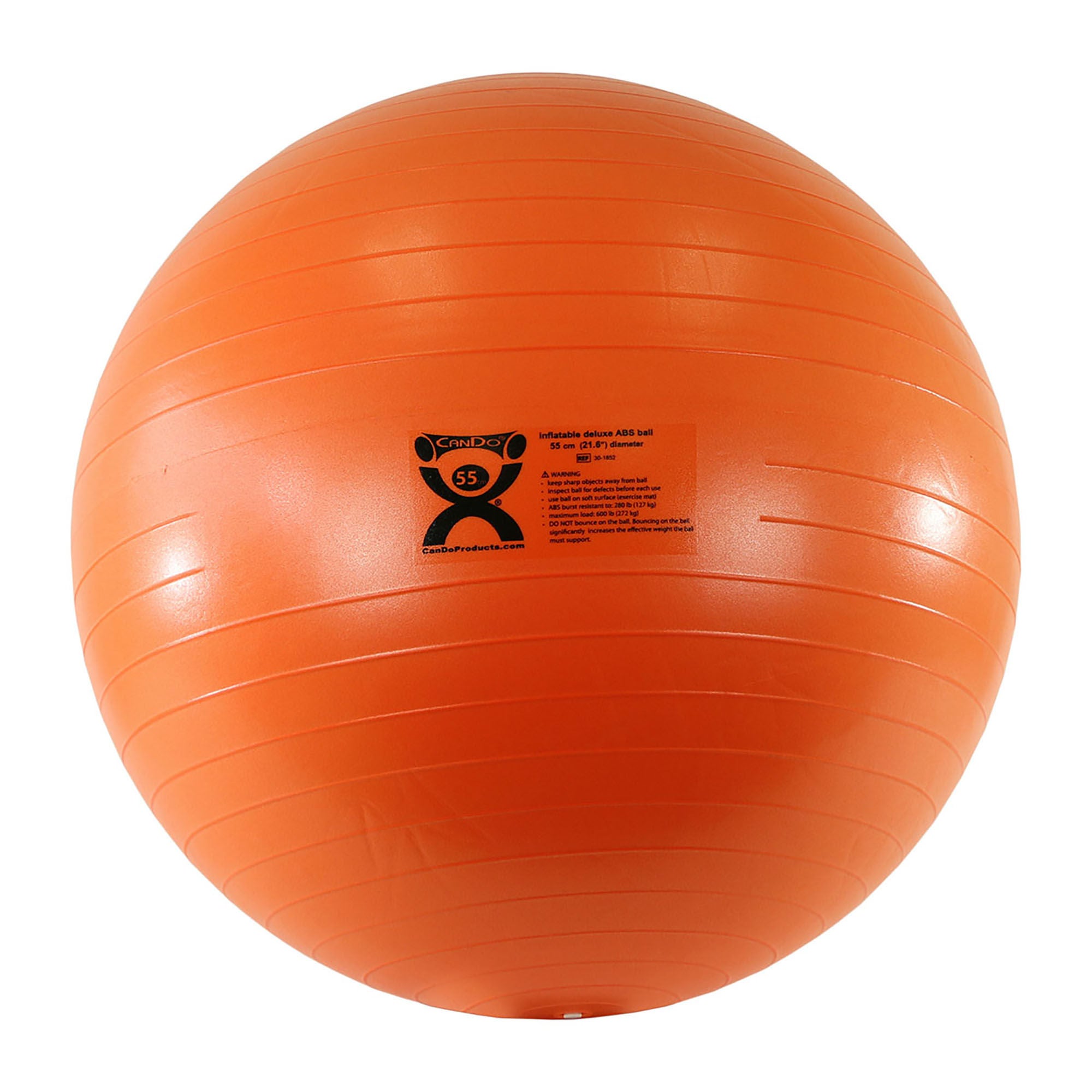 Fabrication Enterprises - 30-1852 Inflatable Exercise Ball CanDo® ABS Orange