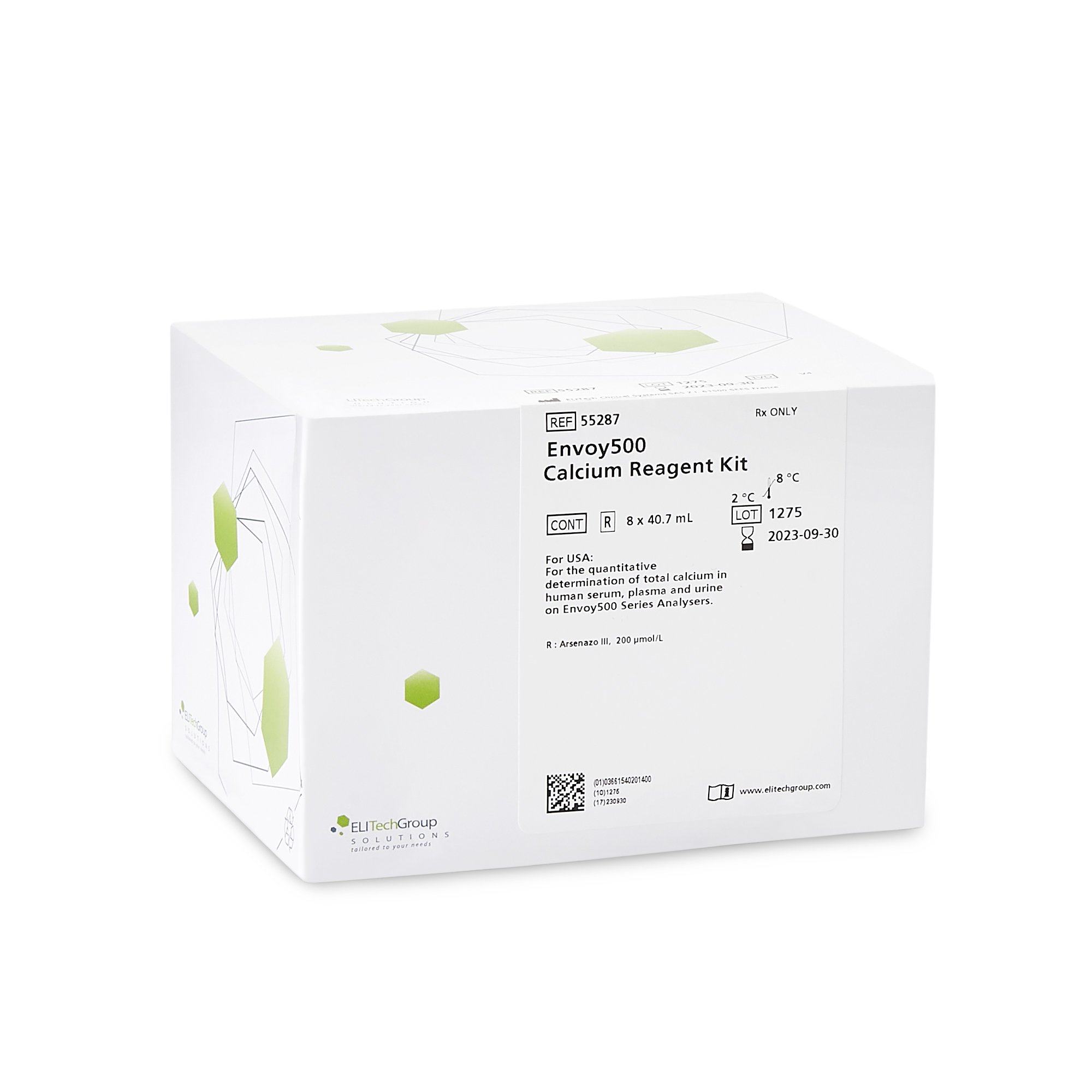 Clinical Diagnostic Solutions 550013 - Envoy® 500 Reagent for Envoy 500 Chemistry System, Calcium test - 1000/Box