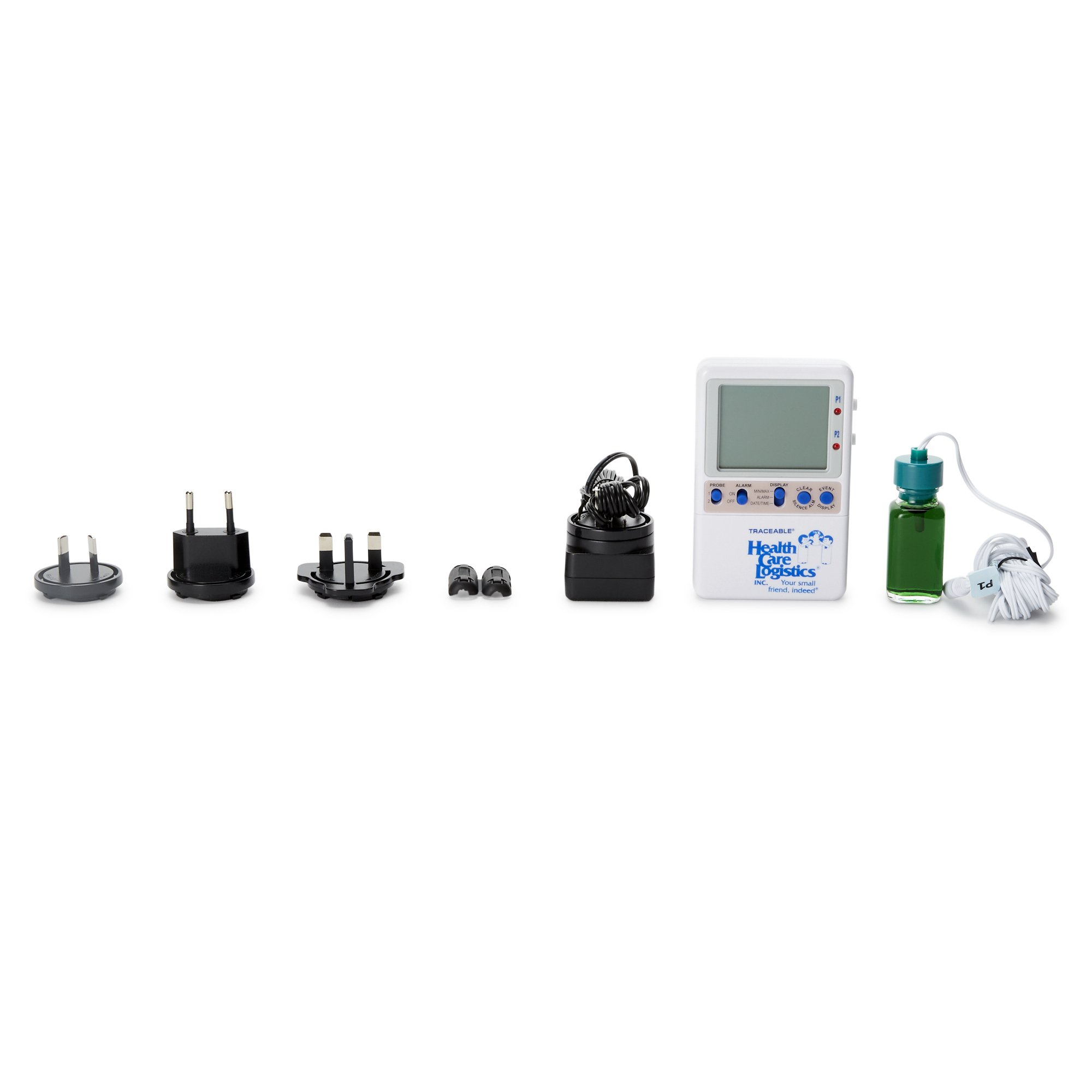 Health Care Logistics 19197 - Excursion-Trac™ Datalogging Thermometer with Probe Bottle - 1/Each