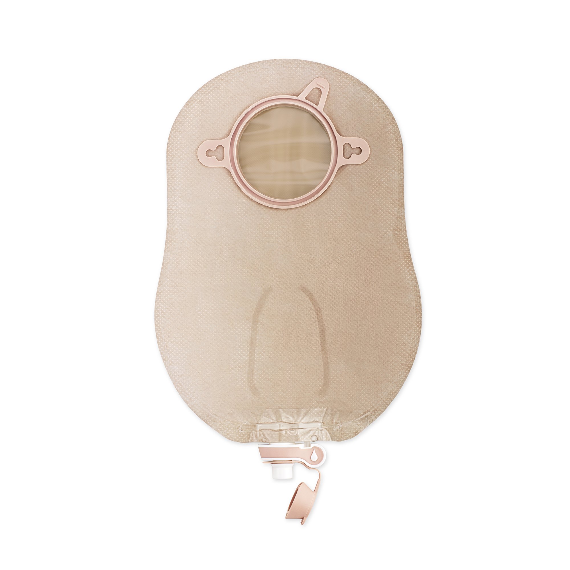 Hollister 18913 - New Image™ Two-Piece Beige Urostomy Pouch, 57 mm Flange, Red Match - 10/Box