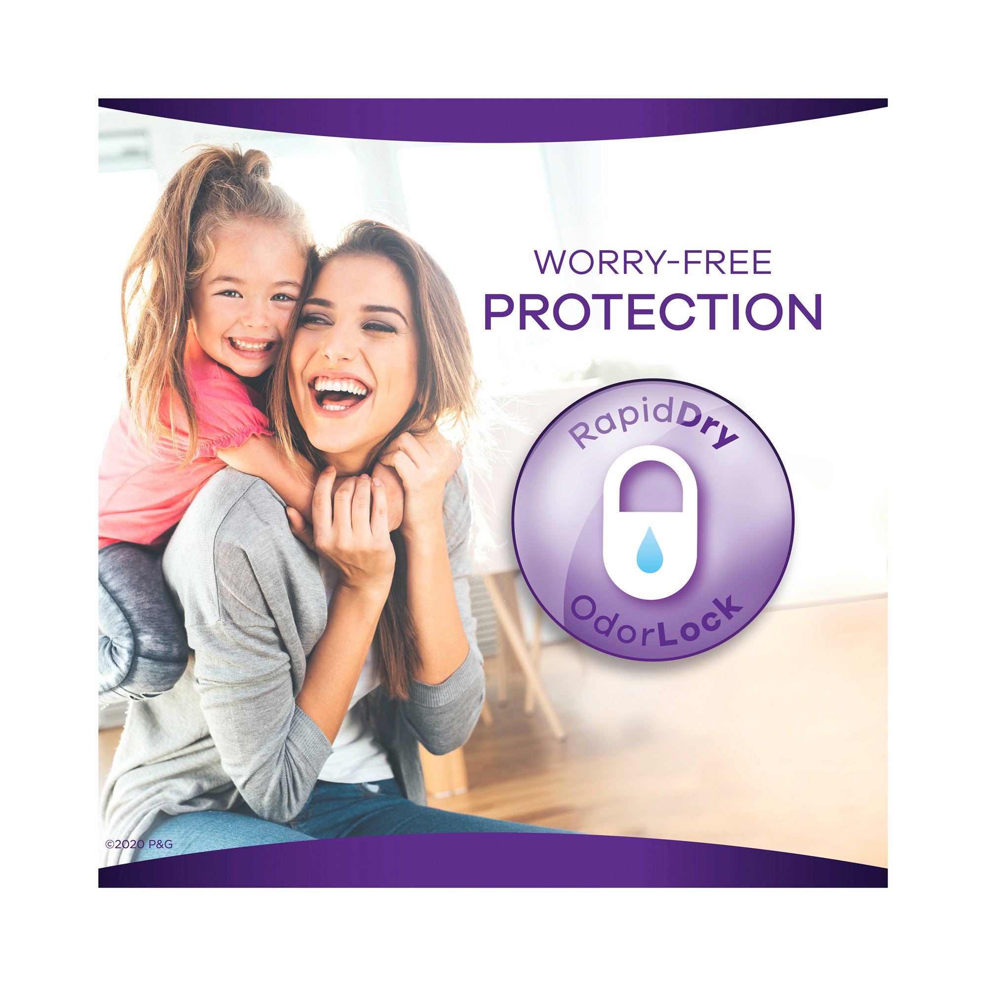 Procter & Gamble 03700088707 - Always® Discreet Bladder Control Pad, One Size Fits Most - 54/Pack, 162/Case