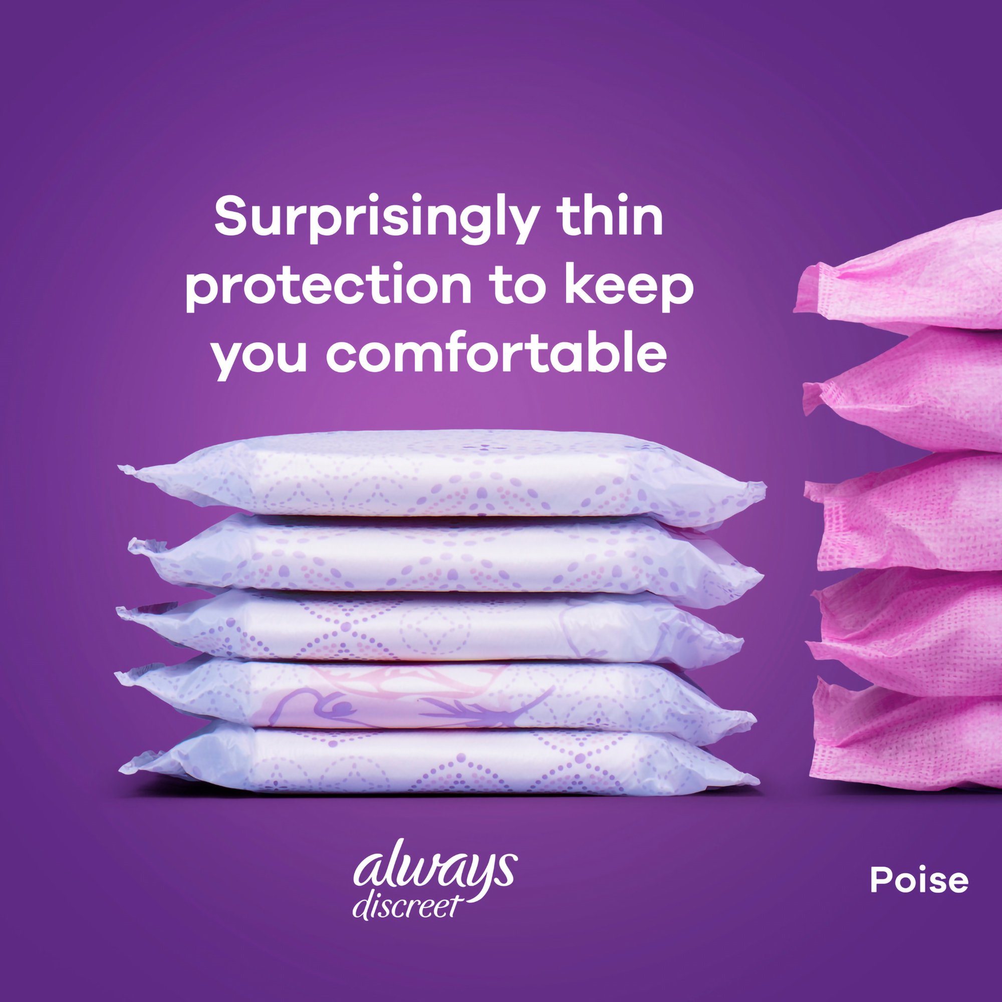 Procter & Gamble 03700088658 - Always® Discreet Bladder Control Pad, Size 3 - 30/Pack, 90/Case