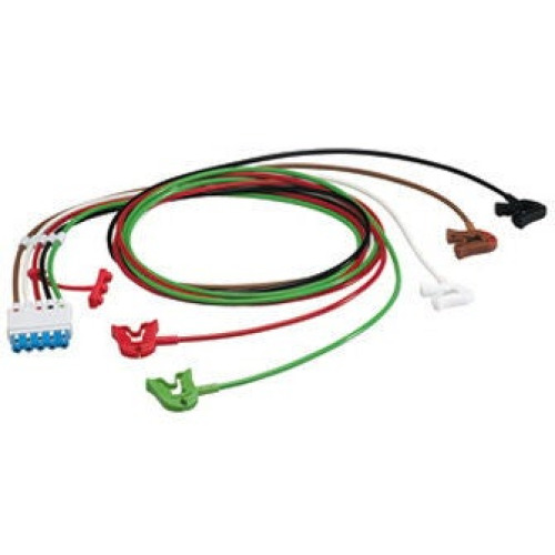 Philips Healthcare - 989803125841 ECG Cable 1.6 Meter, 5-Leads, With Grabber For M1663A, M1949A, M1976A