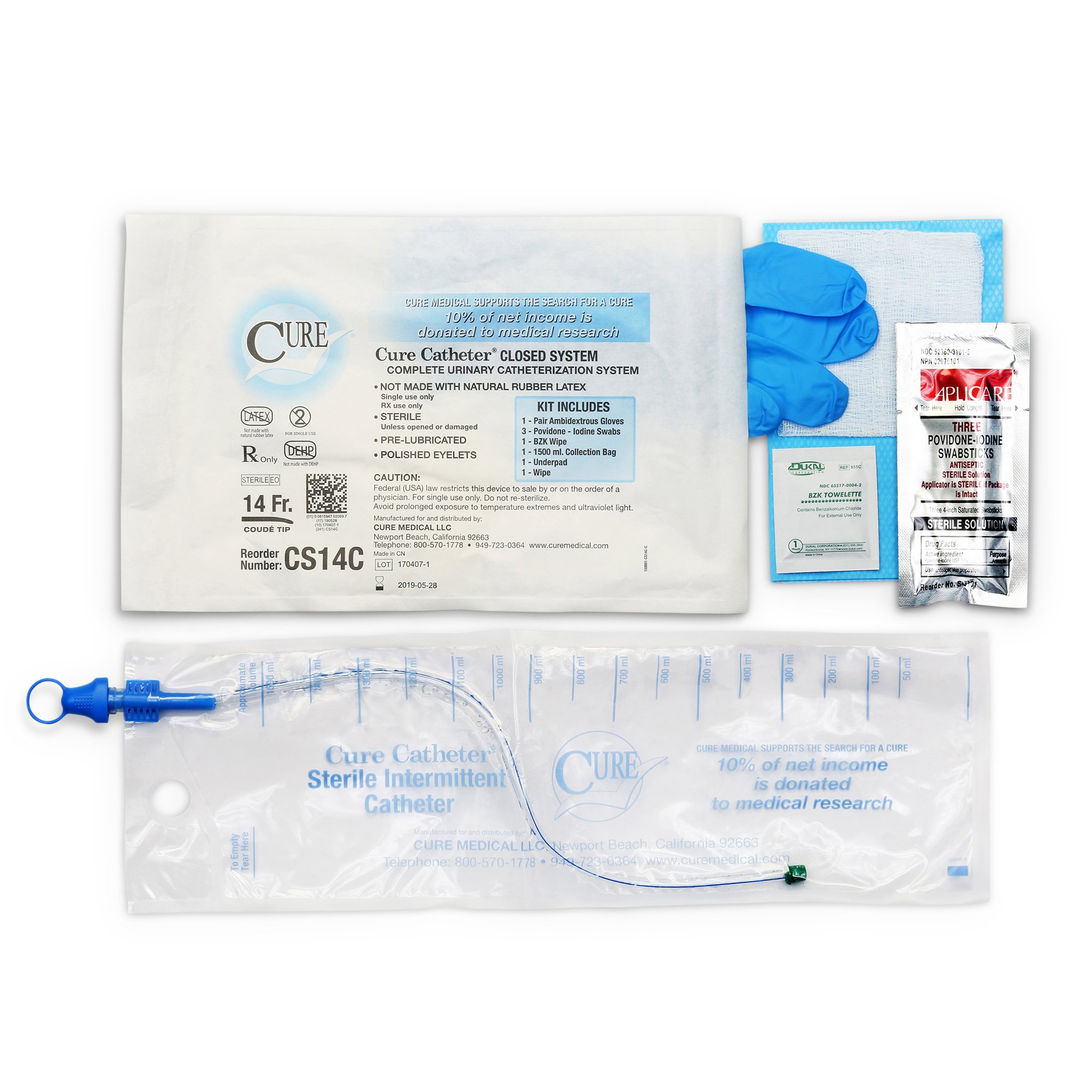 ConvaTec - CS14C Cure Catheter™ Intermittent Catheter
