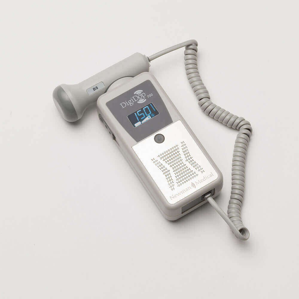 Newman Medical - DD-700-D2W Handheld Doppler DigiDop Digital Display Obstetric Probe 2 MHz Frequency