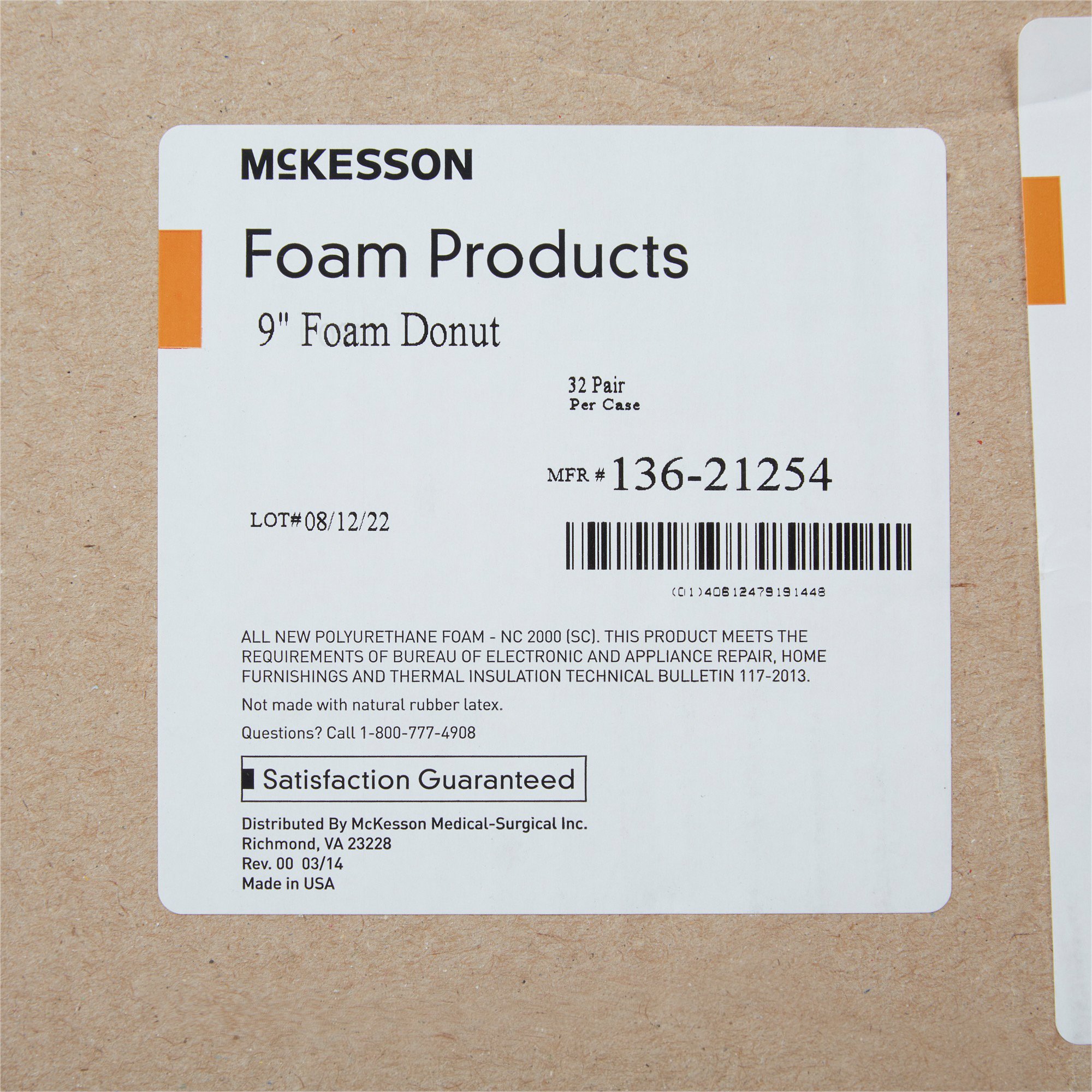 McKesson Brand - 136-21254 McKesson Doughnut Cushion