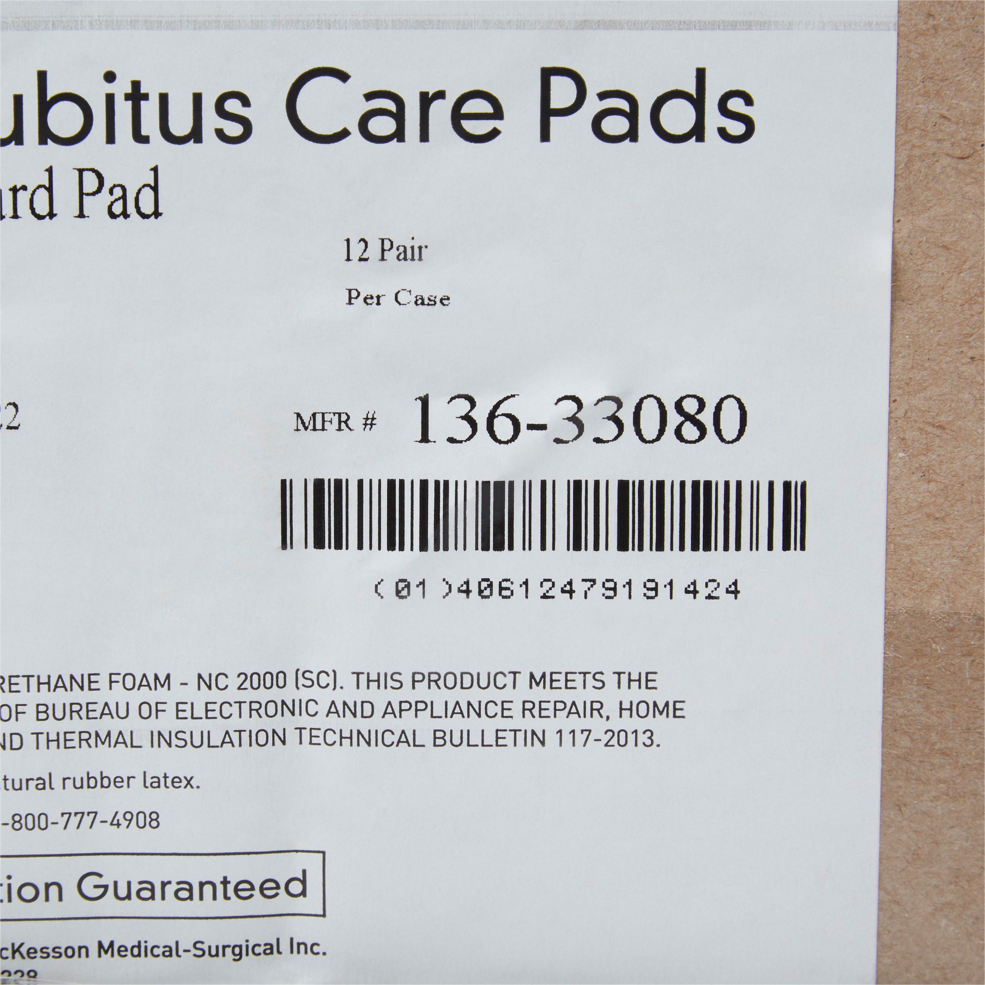 McKesson Brand 136-33080 - McKesson Armboard Pads - 1/Each, 12/Case