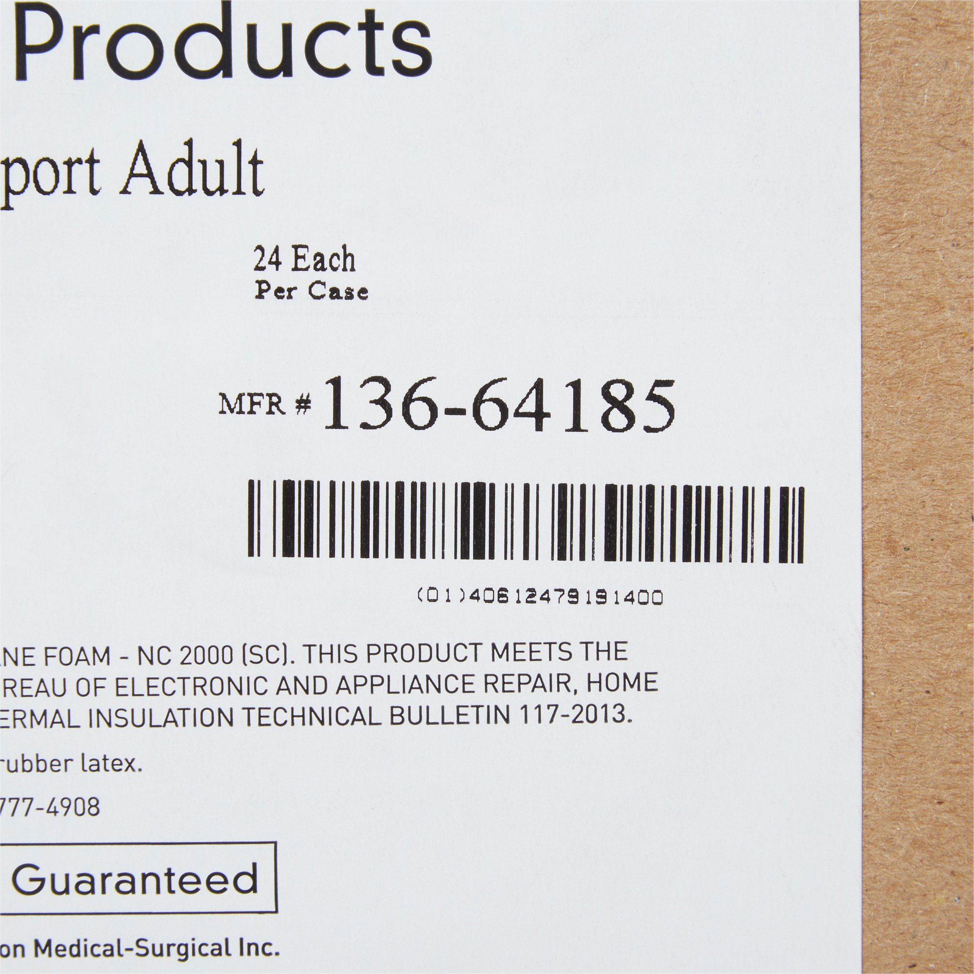 McKesson Brand 136-64185 - McKesson Head Positioner, 9 x 8 x 4-1/2 Inch - 1/Each, 24/Case