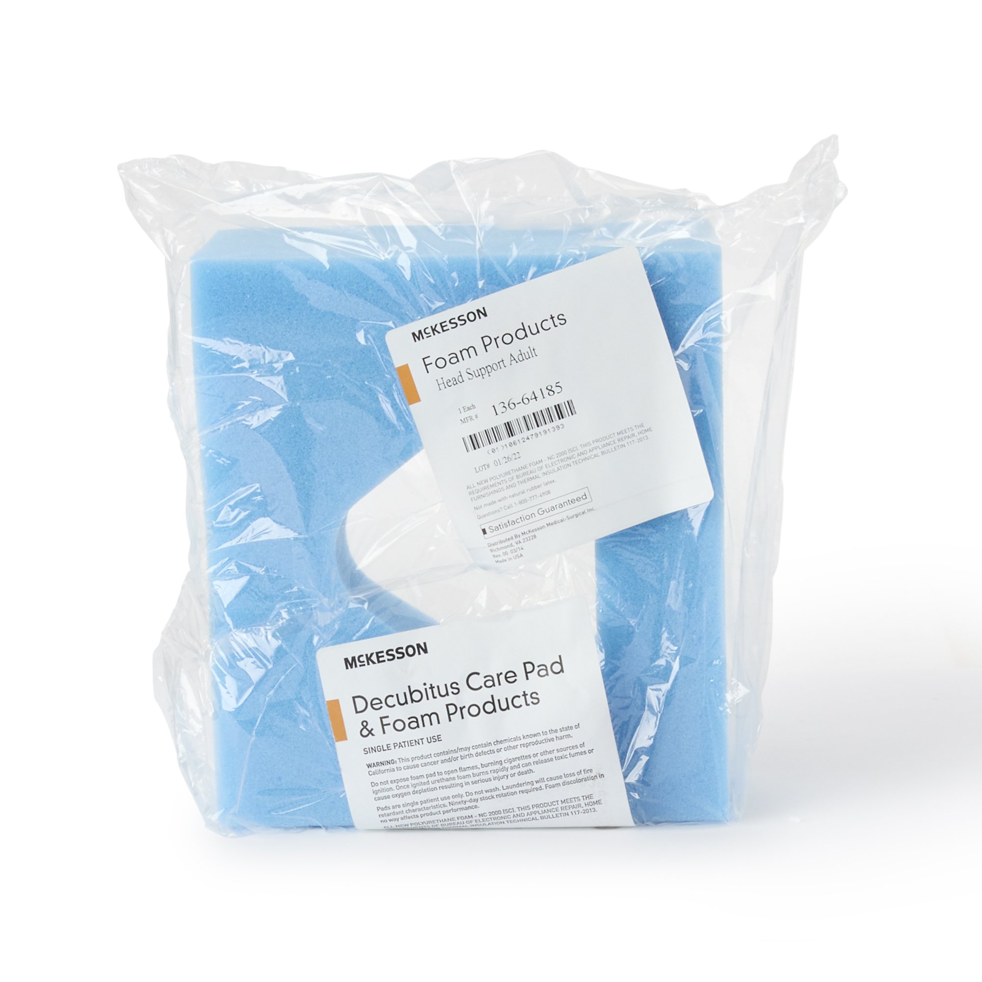 McKesson Brand 136-64185 - McKesson Head Positioner, 9 x 8 x 4-1/2 Inch - 1/Each, 24/Case