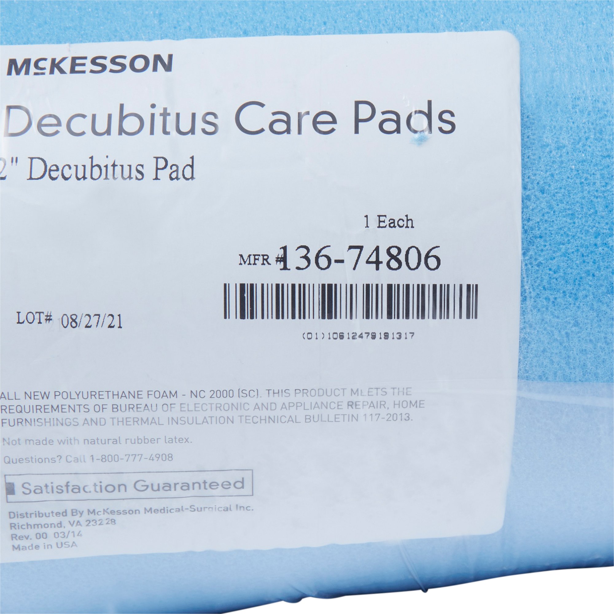 McKesson Brand - 136-74806 McKesson Mattress Overlay