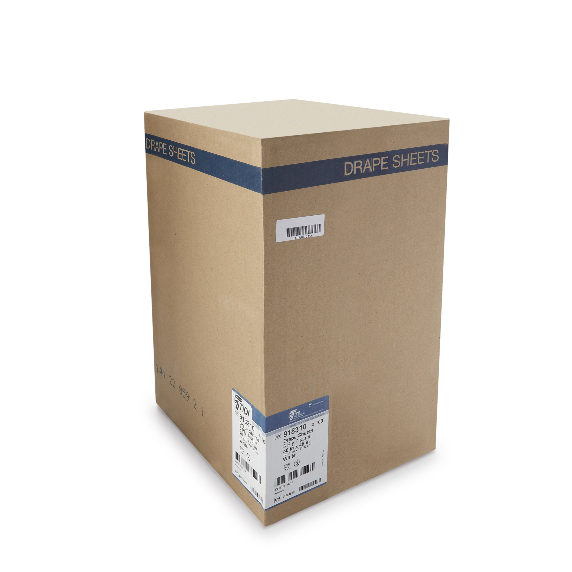 Tidi Products 918310 - Tidi® Ultimate General Purpose Drape, 40 x 48 Inch - 100/Case